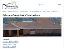Tablet Screenshot of dermofna.com